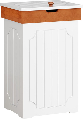 Elegant wooden trash can - wooden,