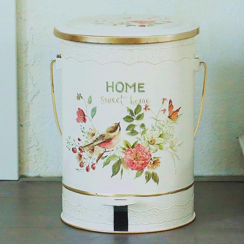 Outdoor small trash can with - outdoor,