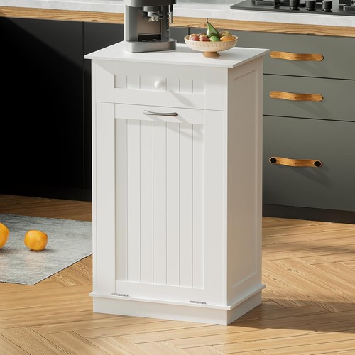 Stylish wooden tilt out trash - wooden,