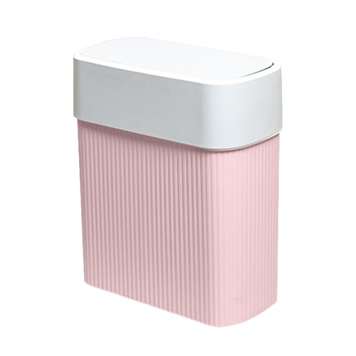 Bathroom trash can with - can, lid