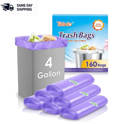 Translucent gallon trash - 4,