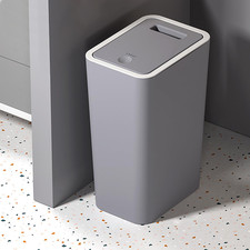 Grey Dog Proof Bin with Lid -