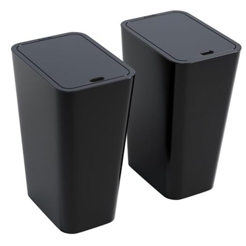 12l slim bathroom trash can - slim,