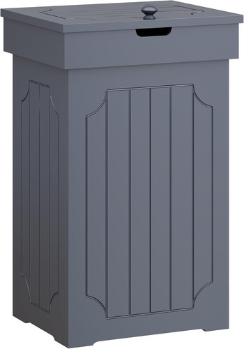Farmhouse wooden trash - wooden, can