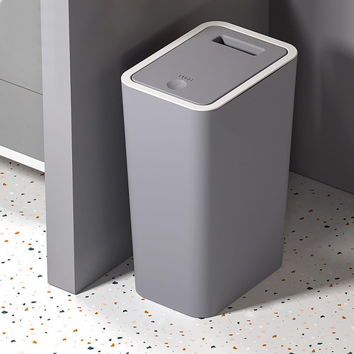 Grey dog proof - bin, with