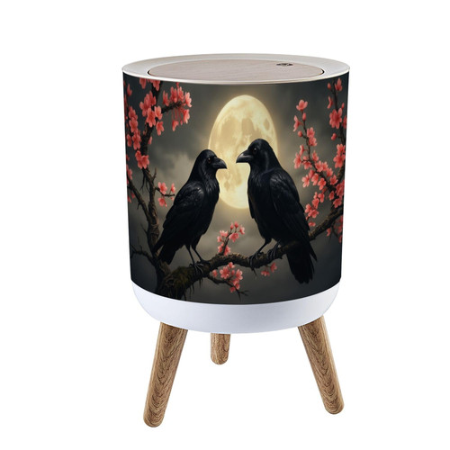 Small trash can with - trash,