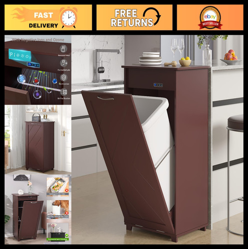 Tilt out kitchen trash bin - tilt-out,